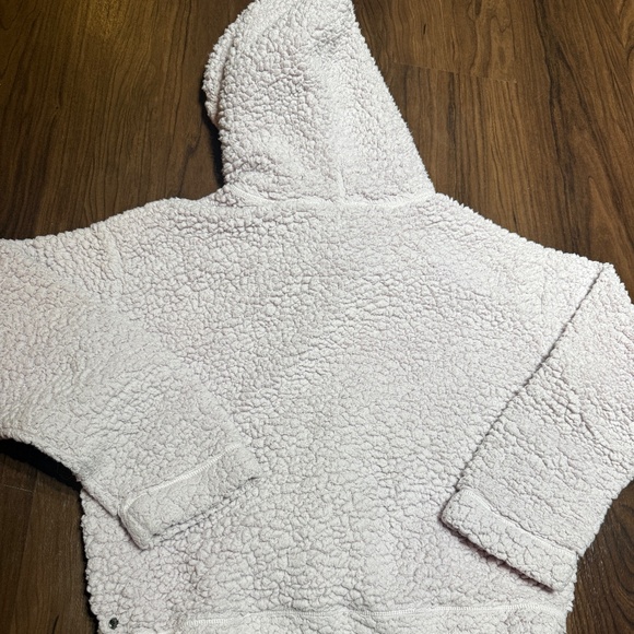 ZELLA 'Cassie' Faux Shearling Light Purple Hoodie SZ S - Picture 6 of 8